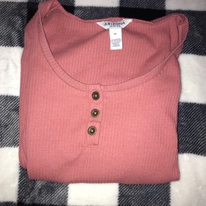 Xs ribbed long sleeve crop top